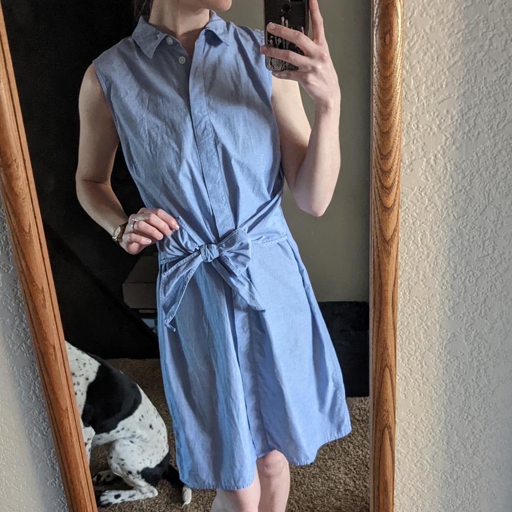 J. Crew Chambray Dress